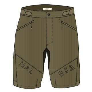Maloja 2023 AualM. Enduro Shorts - Oak