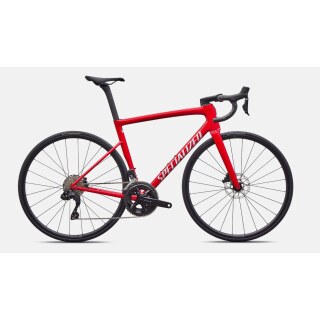 Tarmac SL8 Comp Shimano 105 Di2 Gloss Red Tint Silver Dust