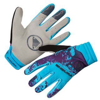 ENDURA Electric Blue SingleTrack Winddichter Winter Handschuh XL
